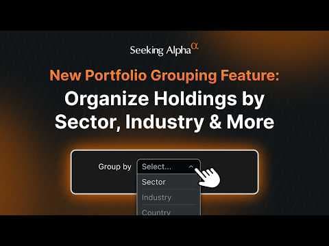 New Portfolio Grouping Feature: Organize Holdings by Sector, Industry & More