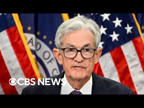 Powell says he's staying on Fed board "for a period of time to be determined" after chair term ends